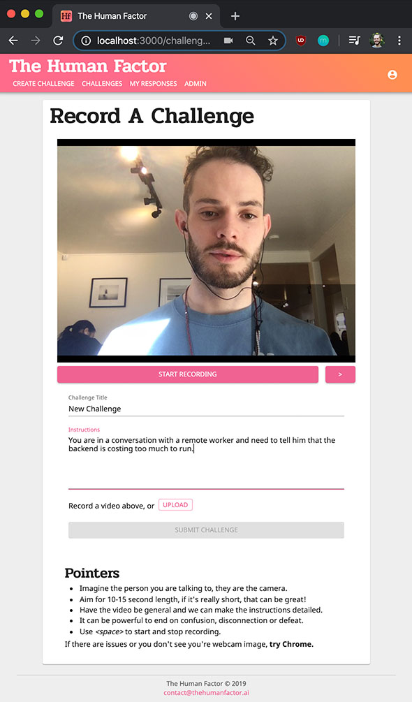 Record on Web